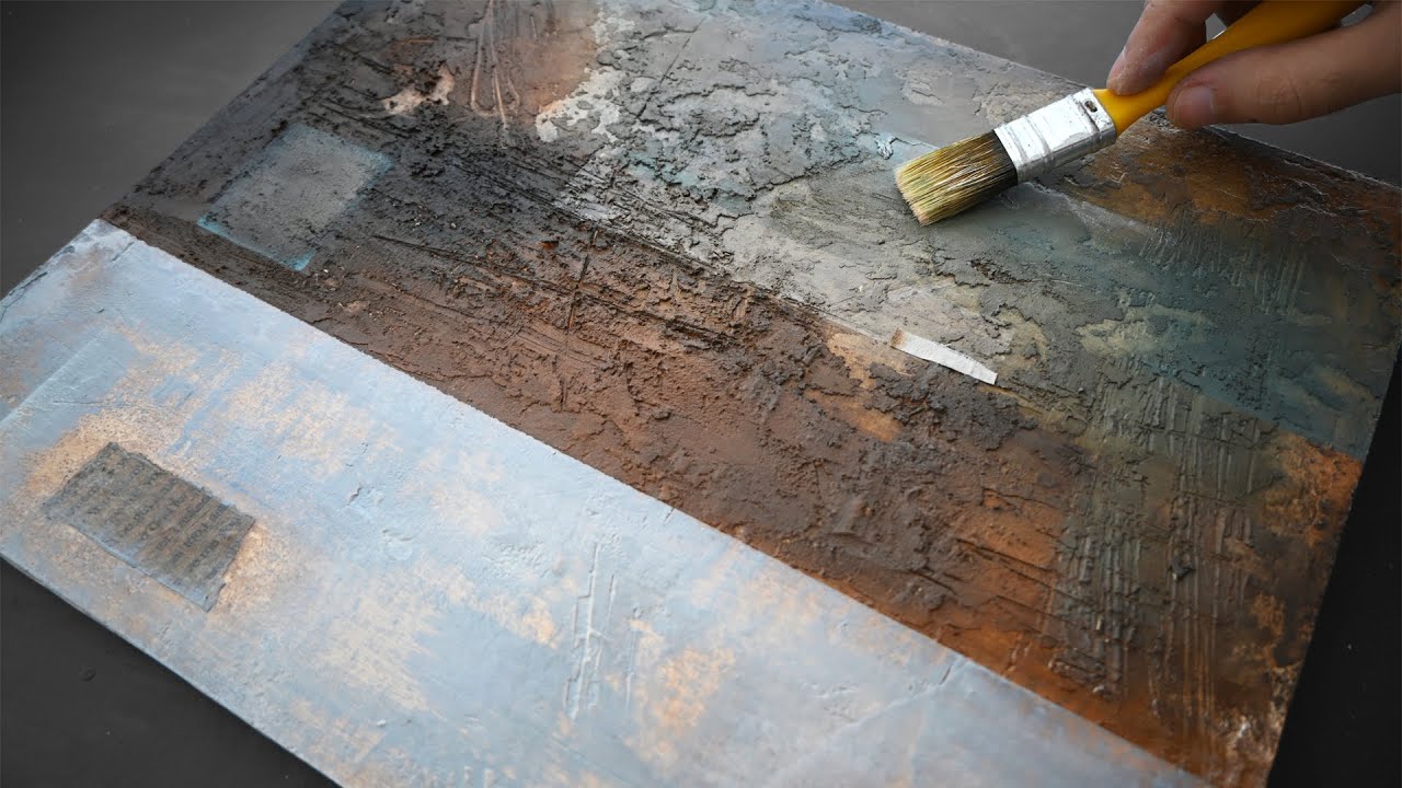 Unleash Your Creativity: DiY Easy Abstract Painting Techniques for Beginners! INTUITIVE - TEXTURE