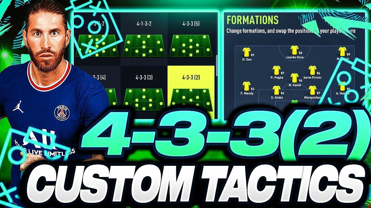 FIFA 22 | *AMAZING* 433(2) Best Custom Tactics/Instructions! (Post Patch) - FIFA 22 ULTIMATE TEAM