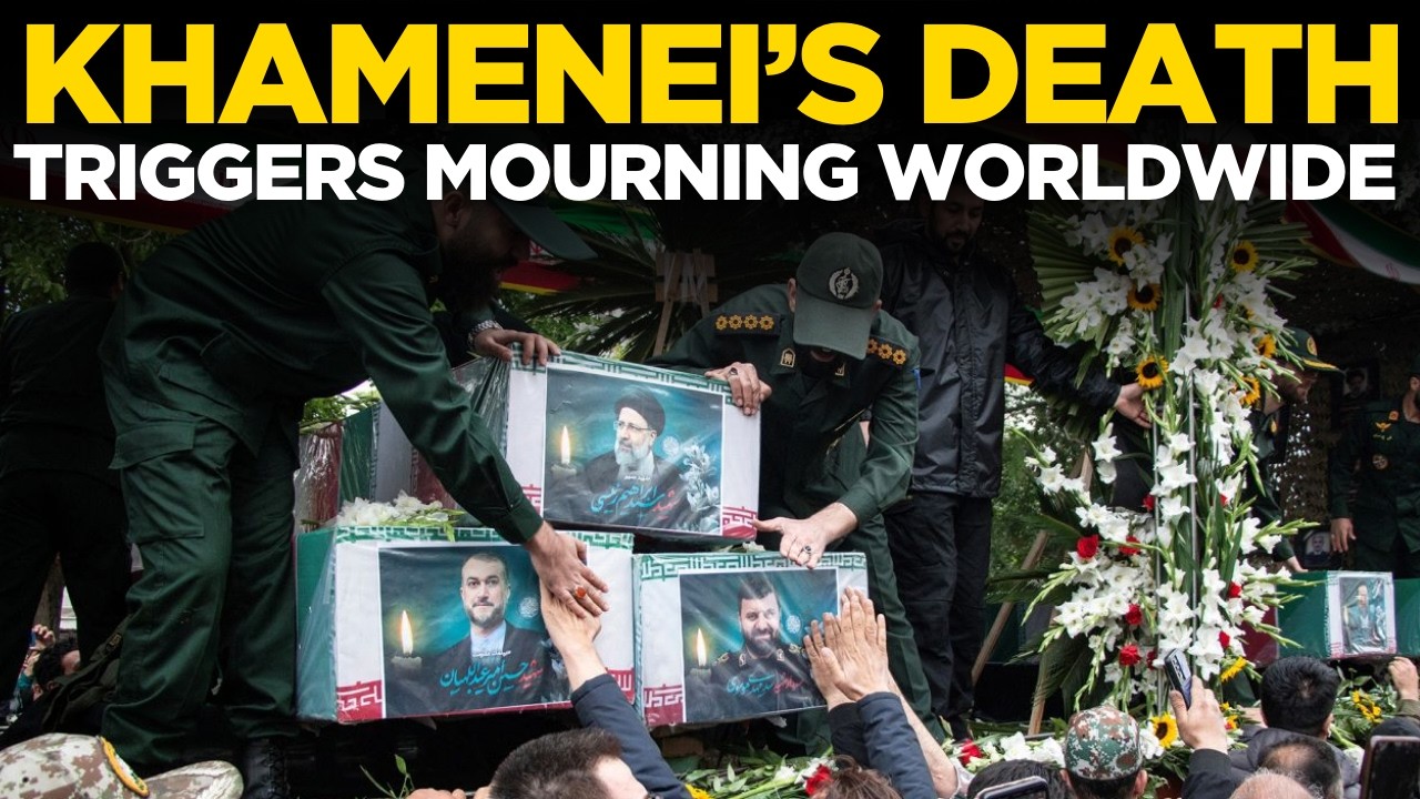KHAMENEI FUNERAL LIVE | Millions Gather in Tehran to Mourn Ayatollah Ali Khamenei | World News LIVE