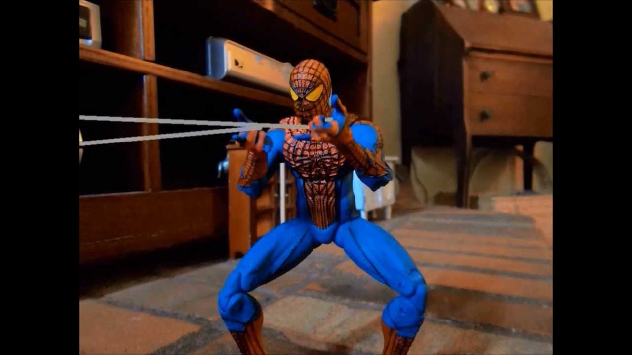 Spiderman stop motion movie