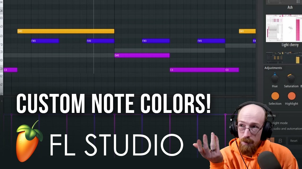 Custom note colors with themes in FL Studio! | Eric Burgess