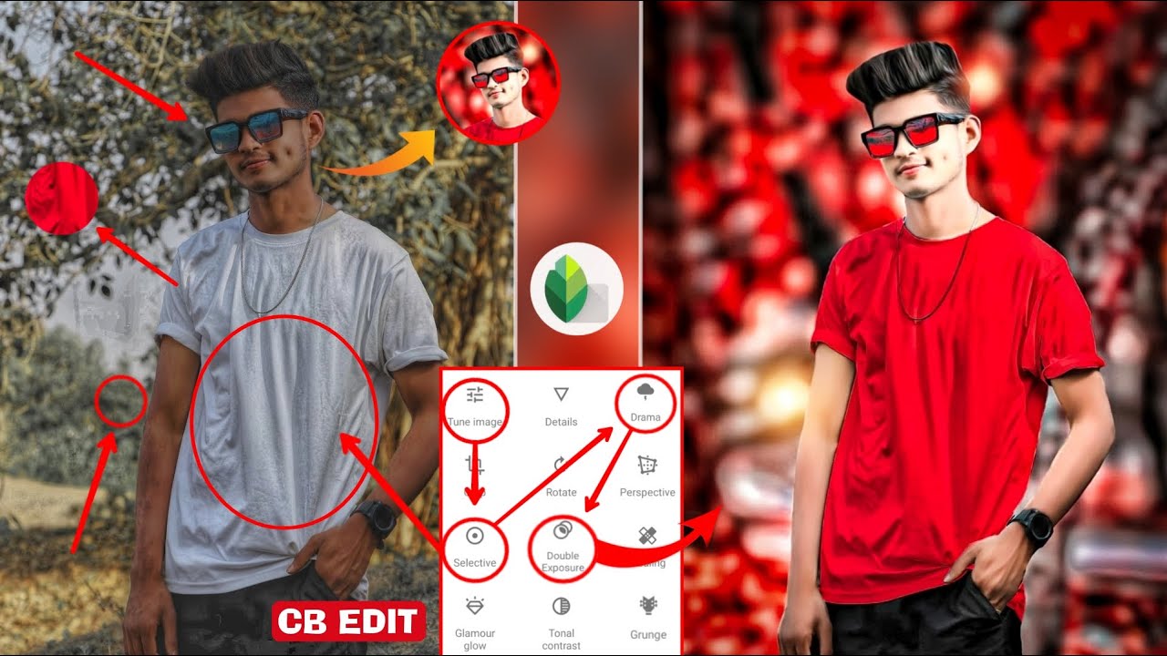 Snapseed Cb Effect Background Change Photo Editing | Mobile Se Cb Background Change Kaise Kare