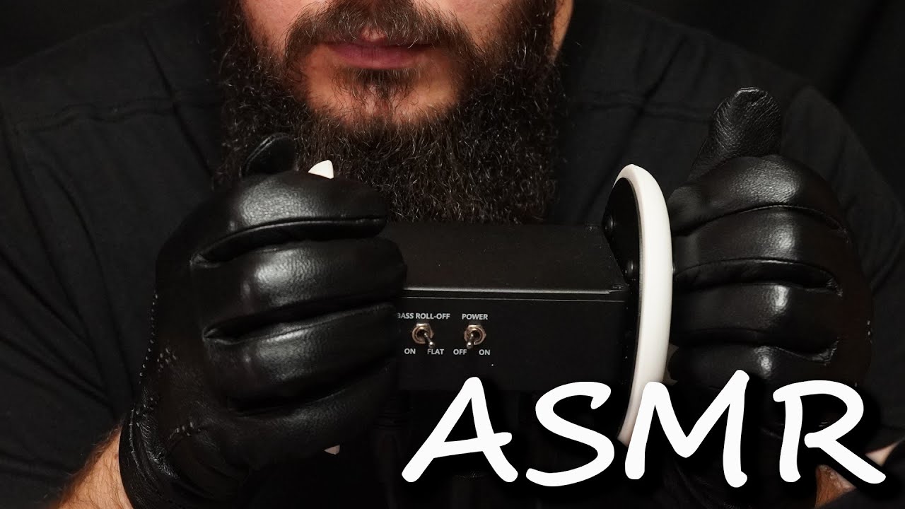 【 ASMR 】Leather gloves ear massage that will melt your brain