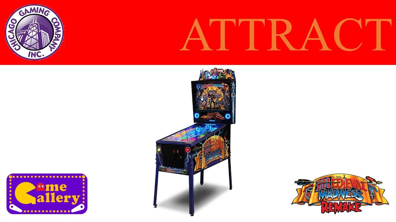 Medieval Madness Remake Merlin Edition Pinball - Attract Mode
