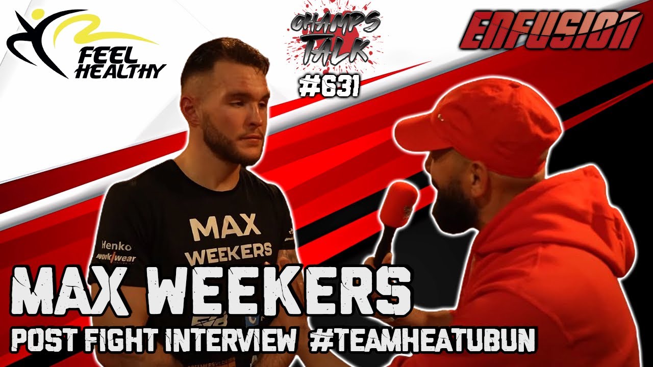 Max Weekers | Post Fight Interview ENFUSION #136 | Team Heatubun