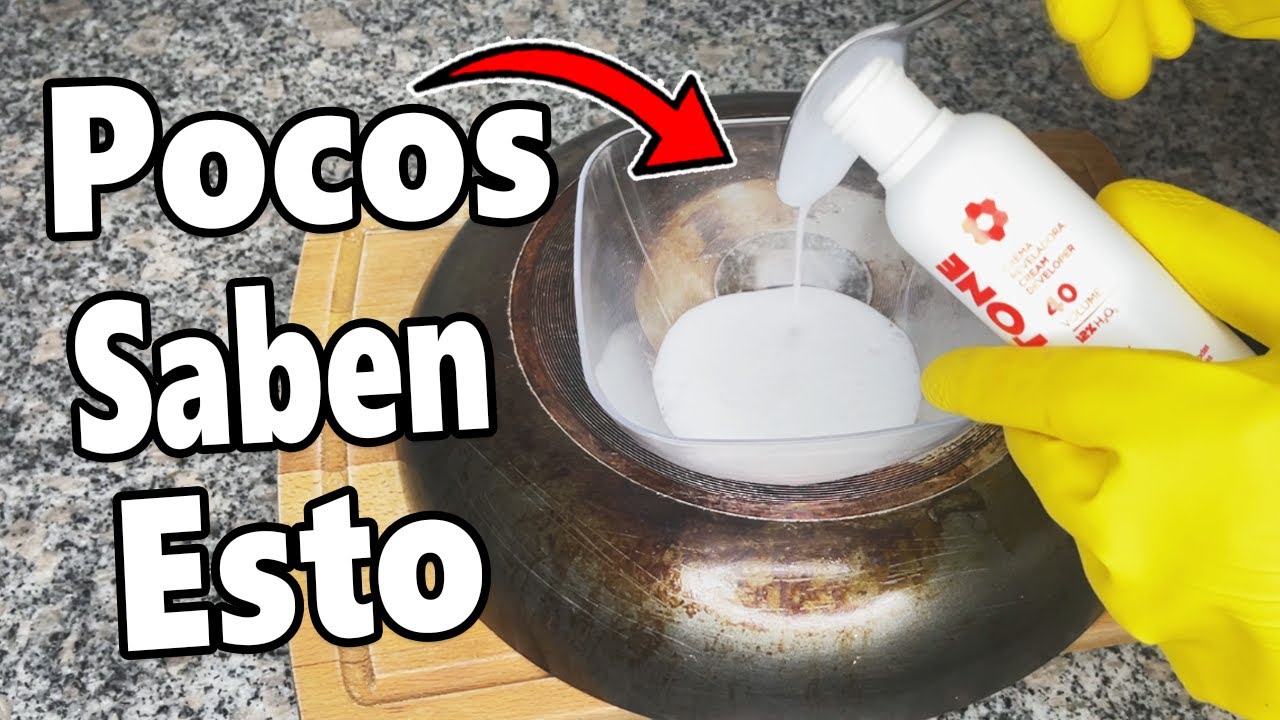 En solo 5 Minutos Limpia tus OLLAS y Sartenes Quemadas y sucias de Grasa con este Truco