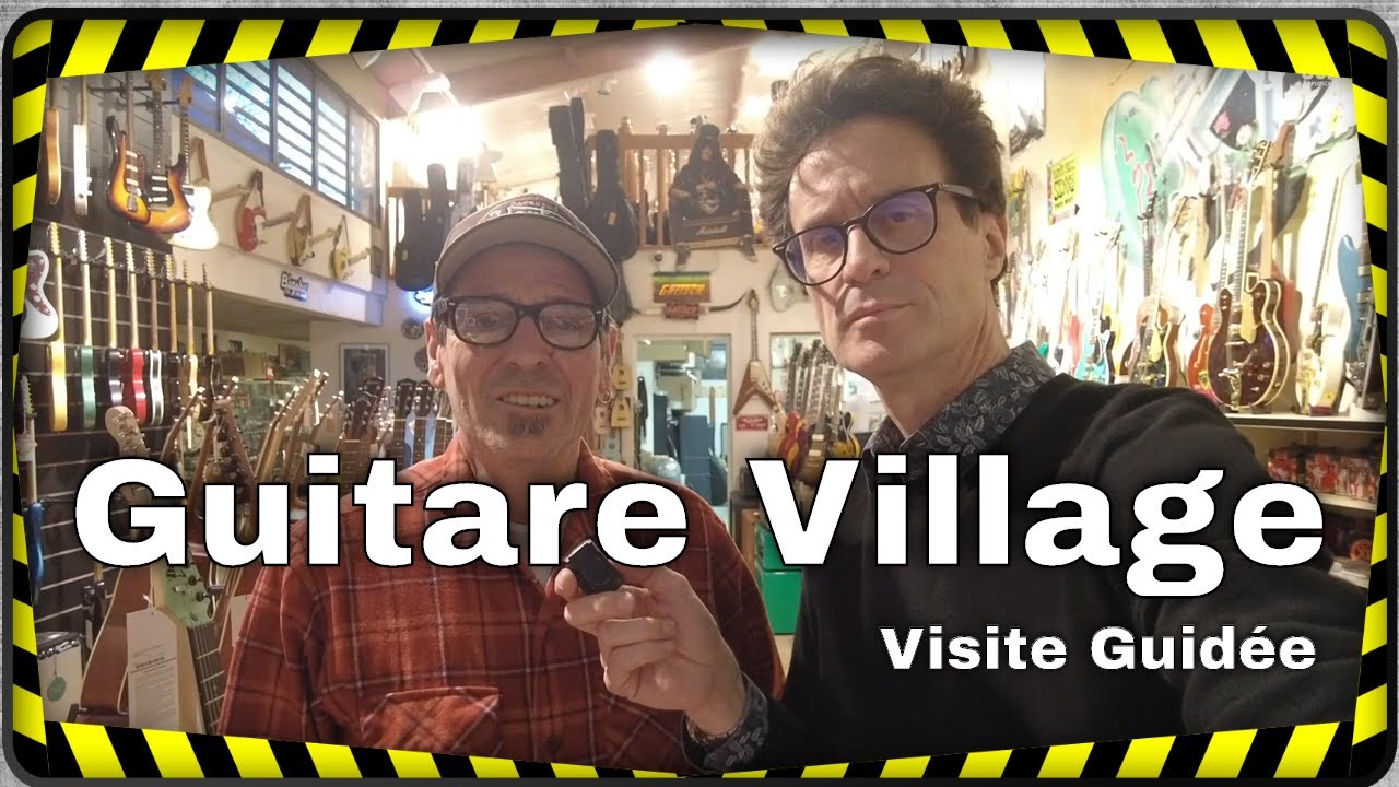 Laurent Murelli fait la visite de Guitare Village (version intégrale)