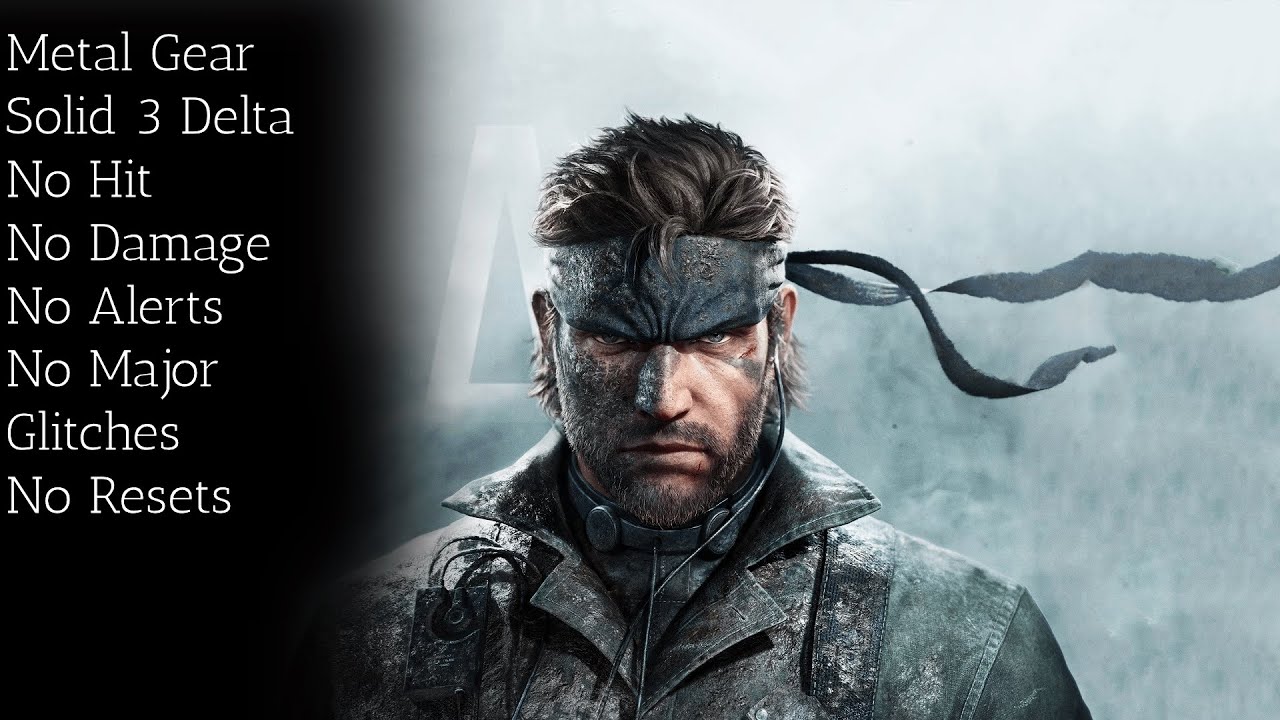 (World's 1st) Metal Gear Solid 3 Delta No Hit/No Damage/No Alerts/No Major Glitches/No Save