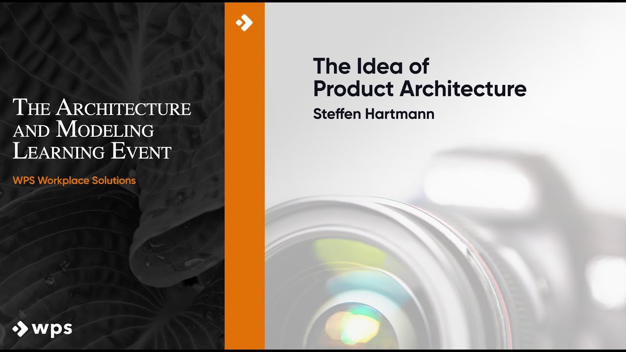 Steffen Hartmann - The Idea of Product Architecture