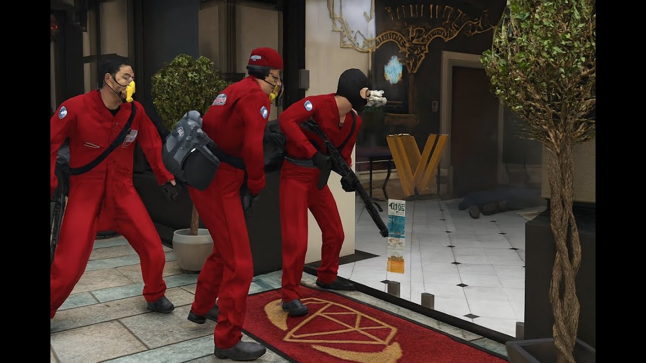 “Michael robbed the jewellery shop.” -GTA 5 - pc game play -  Trevor gaming, episode 4