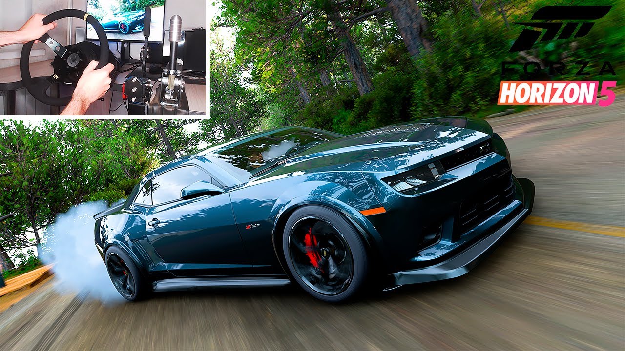 TUNING DRIFT 2015 Chevrolet Camaro Z/28 Forza Horizon 5 Thrustmaster T300RS