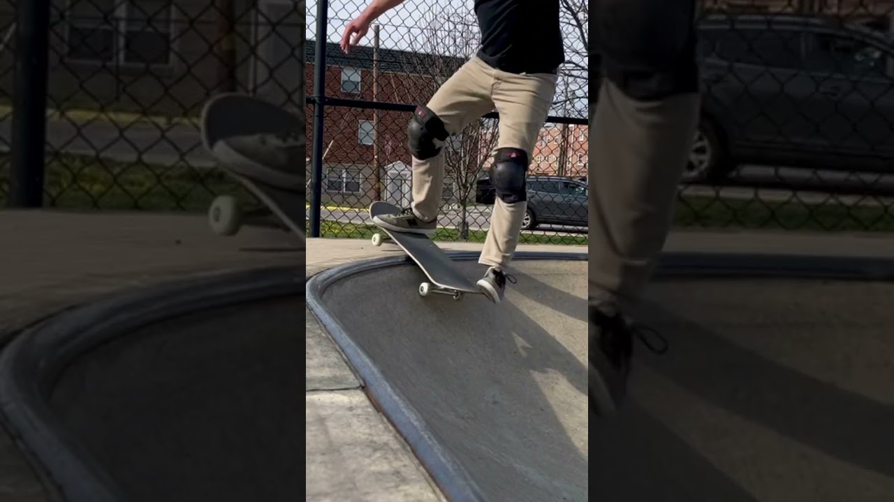 Trying to get comfortable with the coping #shorts #skate #skateboarding