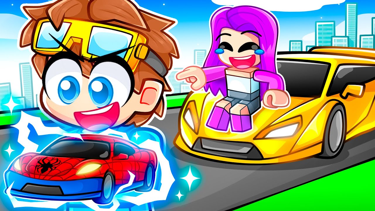 Pretending To Be A NOOB, Then Using $10,000,000 SPIDERMAN SUPERCAR! (Driving Empire)