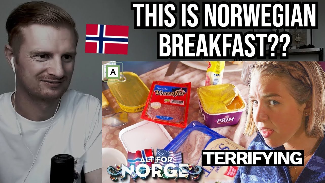 Reaction To Americans Try Norwegian Breakfast (Alt For Norge)