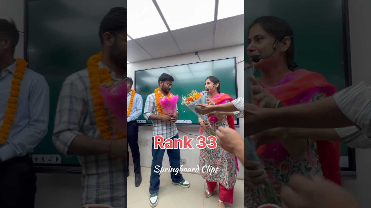 RAS TOPPER AT SPRINGBOARD CLASSROOM #motivation #rasnewbatch #springboardacademy #rpsc