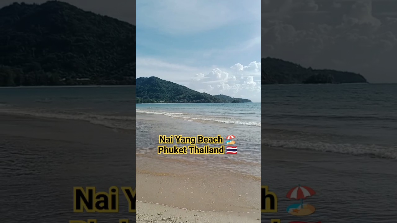 Amazing 🤩 Beach | Nai Yang Beach 🏖️ Phuket Thailand 🇹🇭 | Today 2023 #naiyang #naiyangbeach #phuket