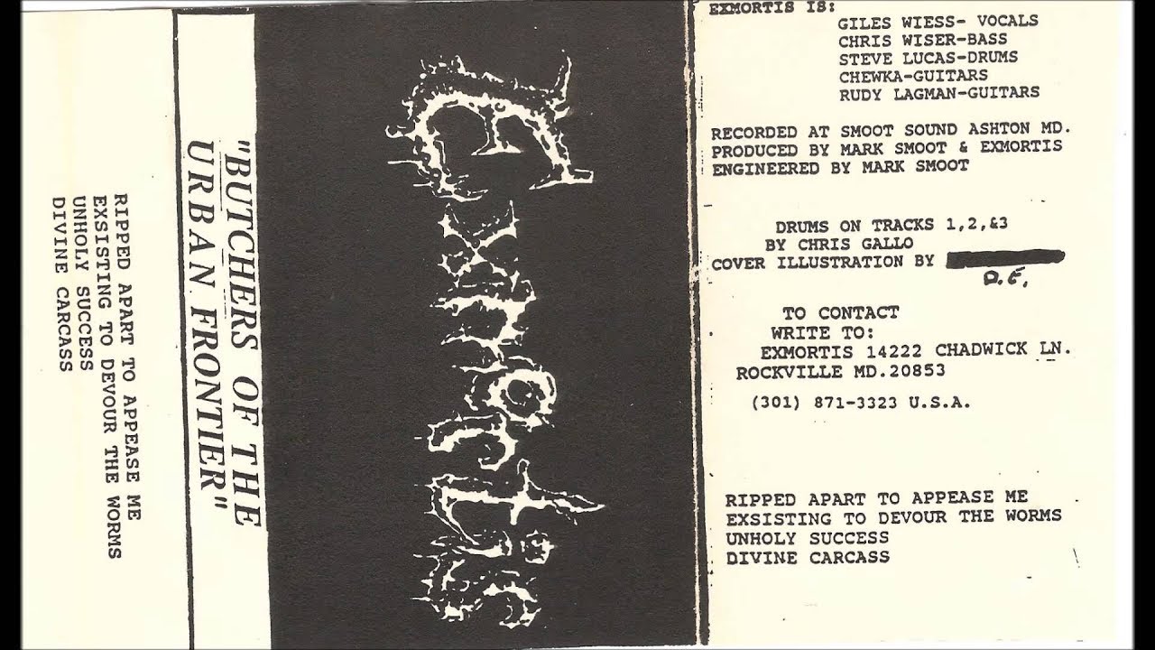 EXMORTIS - Butchers Of The Urban Frontier Demo 1992 [FULL DEMO]