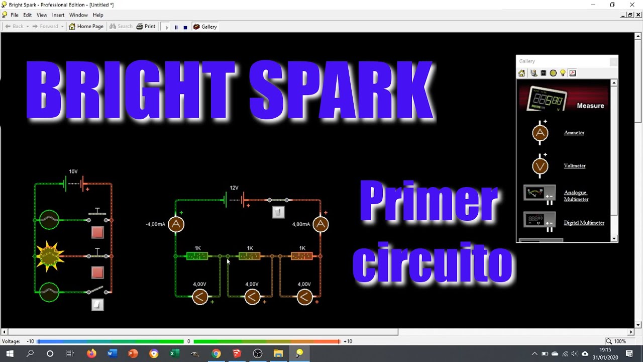 Bright Spark - Introducci&oacute;n - Primer circuito