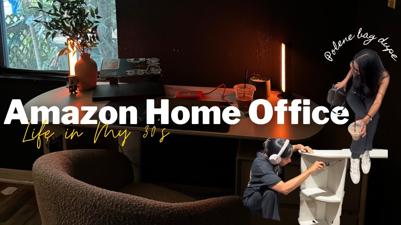 Amazon Desk Setup 2025 | Life in My 30s | Polene Cyme Bag Dupe & Deinfluence