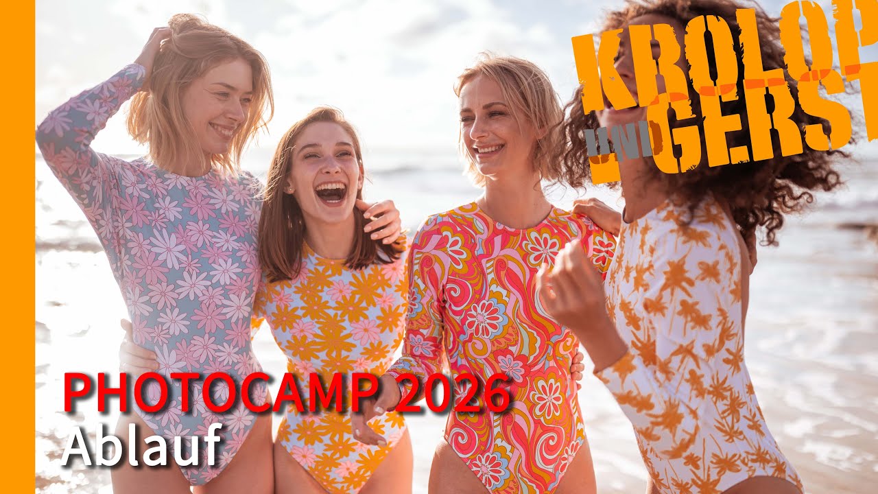 Fotografie pur! Photocamp 2026 Ablauf 📷 Krolop&Gerst