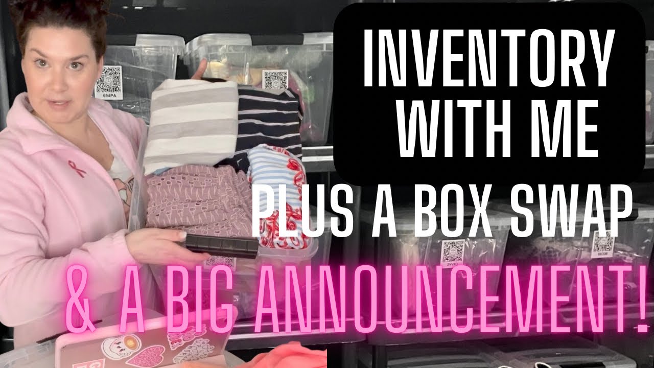 How I Inventory with ToteScan + Swap Box Unboxing + HUGE ANNOUNCEMENT! Reseller Day in the Life