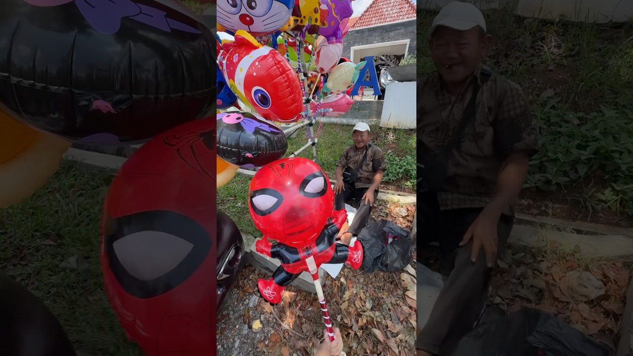 Beli Balon Karakter Spiderman #balon #balloon #balonhadiah #spiderman #short #shortvideo