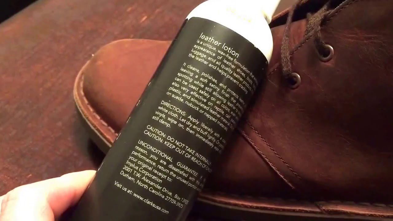 Clarks Boots Leather Lotion Review