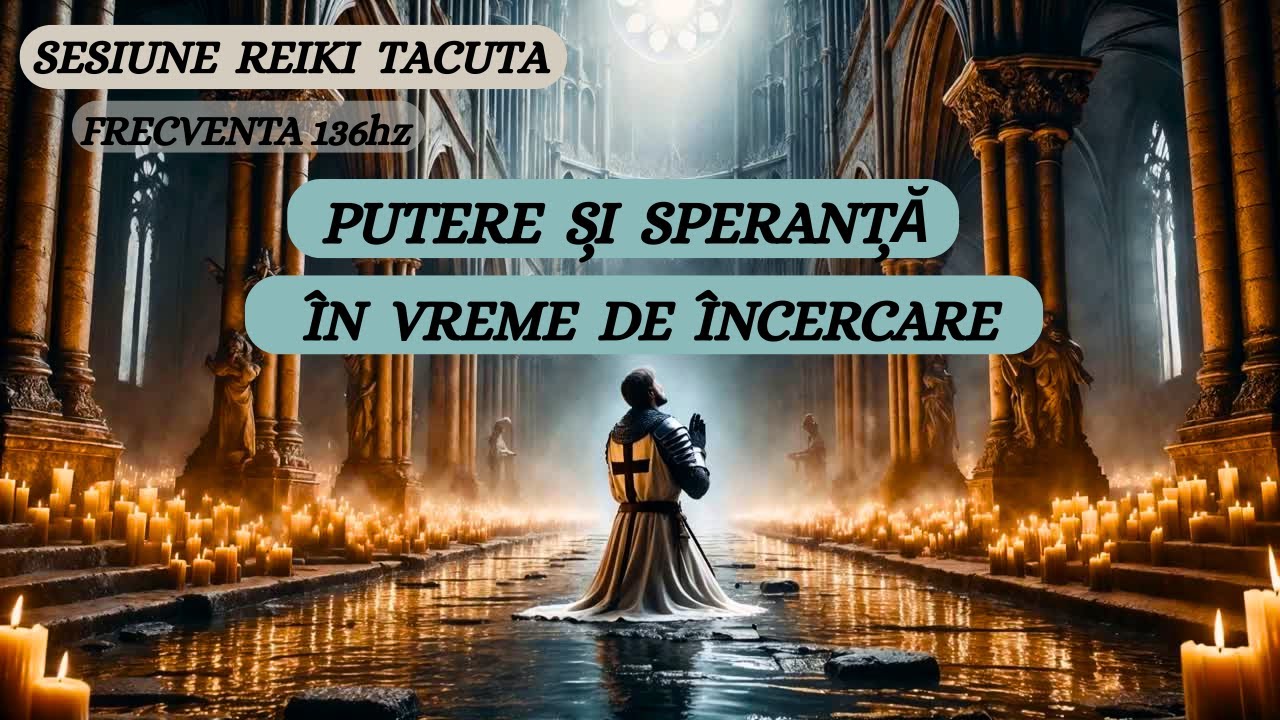 SESIUNE REIKI TĂCUTĂ 🎧 PUTERE ȘI SPERANȚĂ ÎN VREME DE ÎNCERCARE  - FRECVENȚA 136HZ
