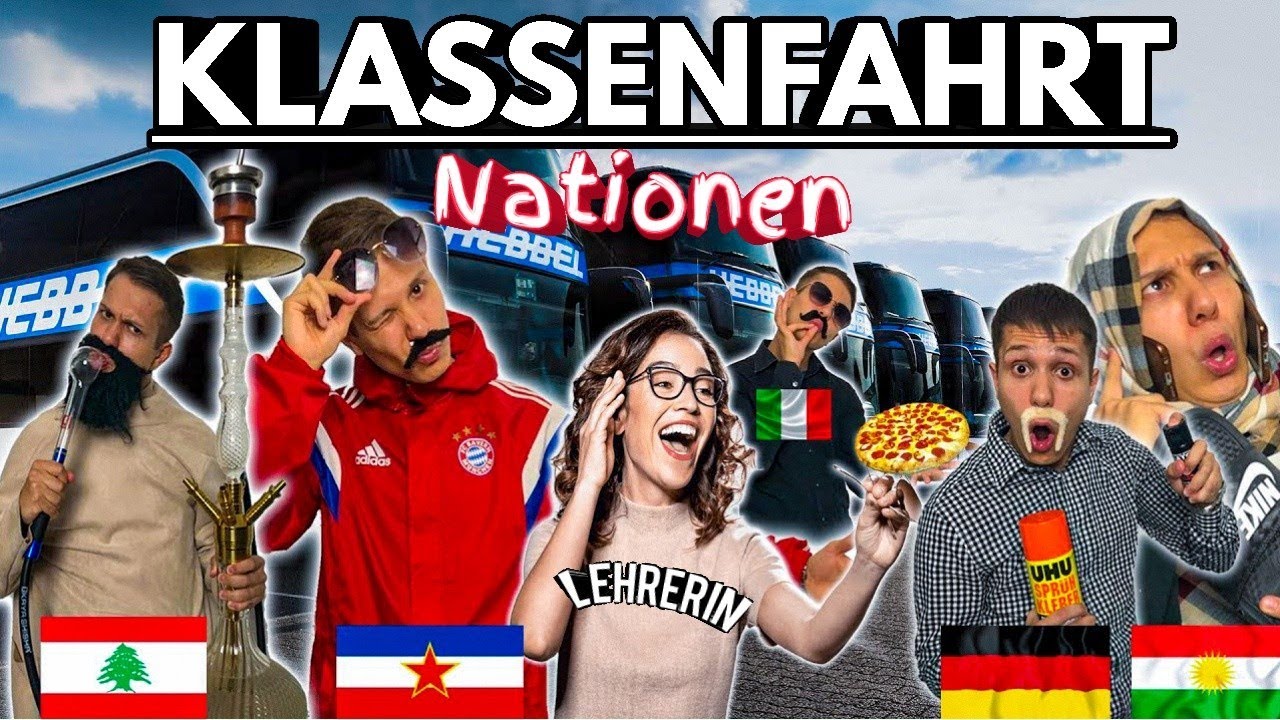 Auf Klassenfahrt so Reagieren Nationen ( Jugos, Araber, Deutsche...) | Jebote Marko