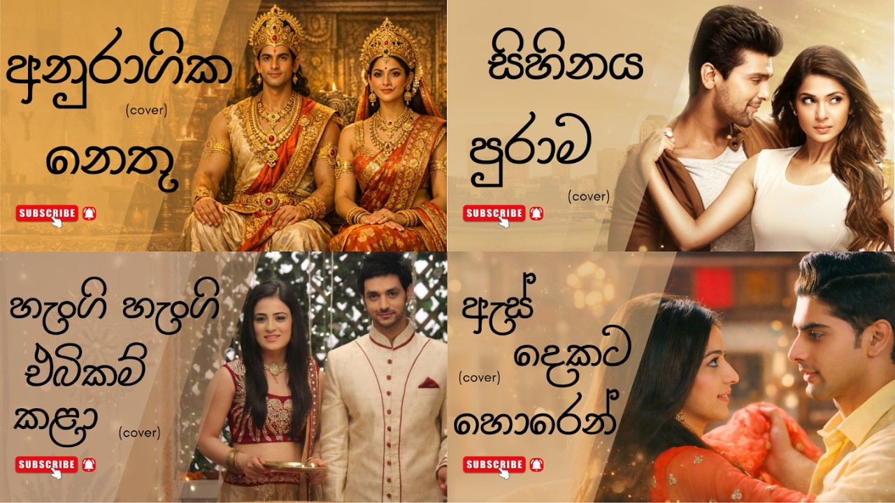 ඉන්දියානු Teledrama Sinhala Theme Cover Songs 🔥 | Indian ටෙලිනාට්‍ය කවර් ගීත | (Part 1)  – Vishwave