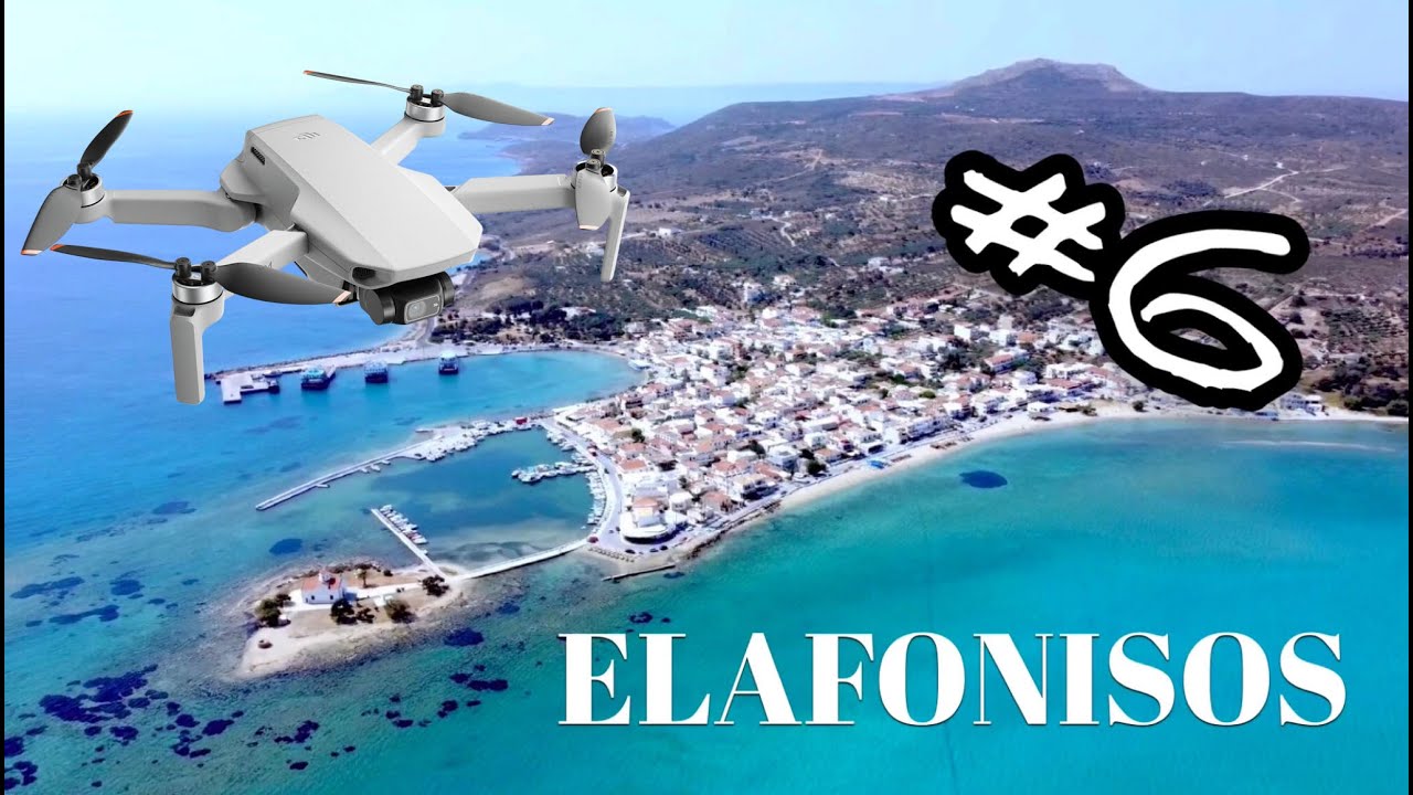 ELAFONISOS by drone Aerial View of Greece #6 I Drone DJI Mini 2