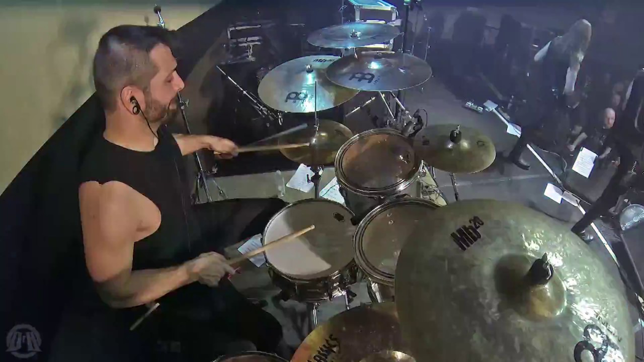 ARKHON INFAUSTUS@The Precipice Where Souls Slither-Samuel Santiago-live in Poland 2018 (Drum Cam)