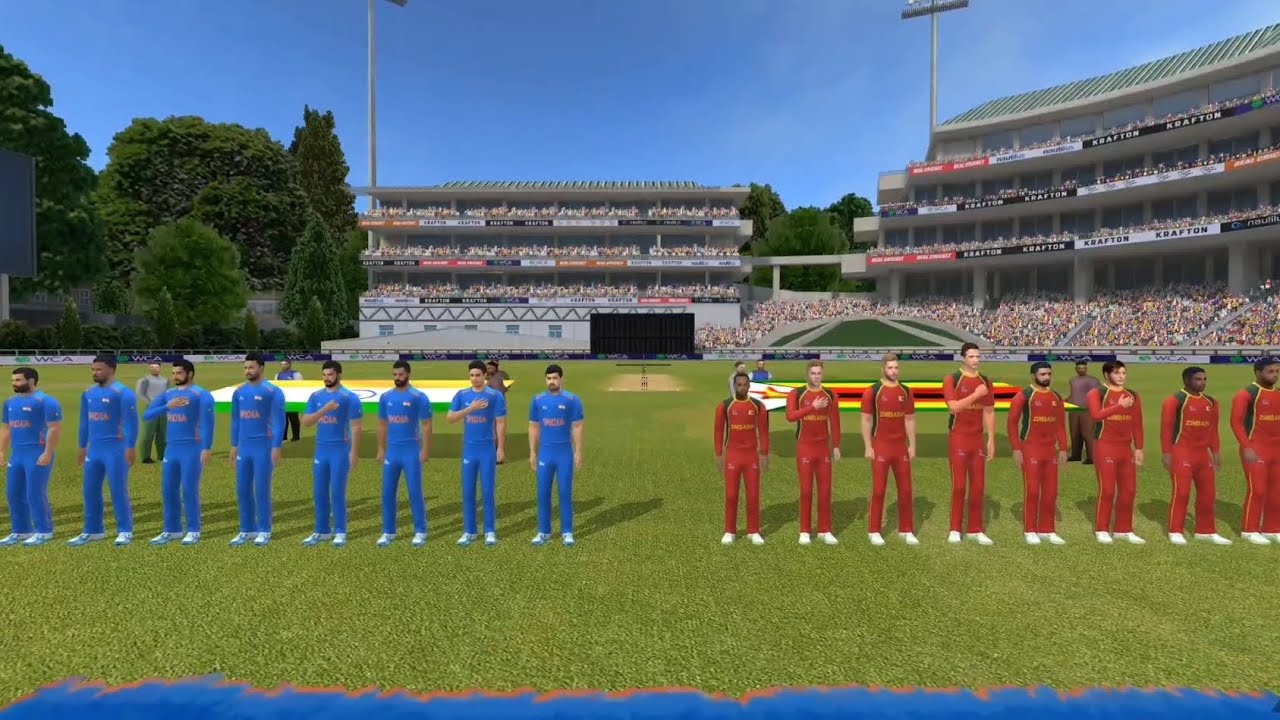 India vs Zimbabwe Thrilling Match 🔥 | Real Cricket Game Play