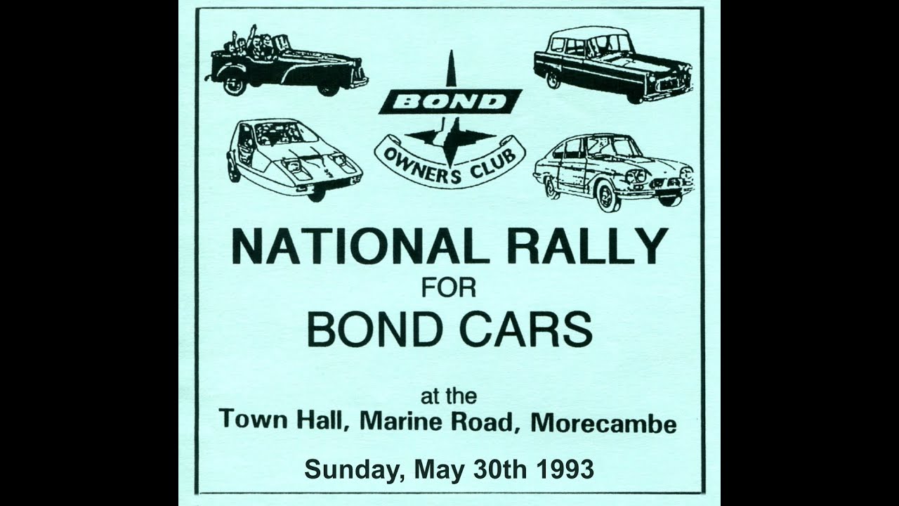 1993 Bond Owners' Club National Rally at Morecambe
