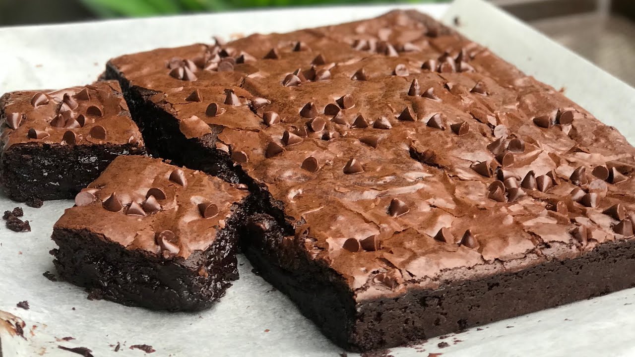 (Eng)The Best Fudgy Brownies ever!!/ทำบราวนี่แสนง่าย/ที่สุดของบราวนี่/Mileyhomemade