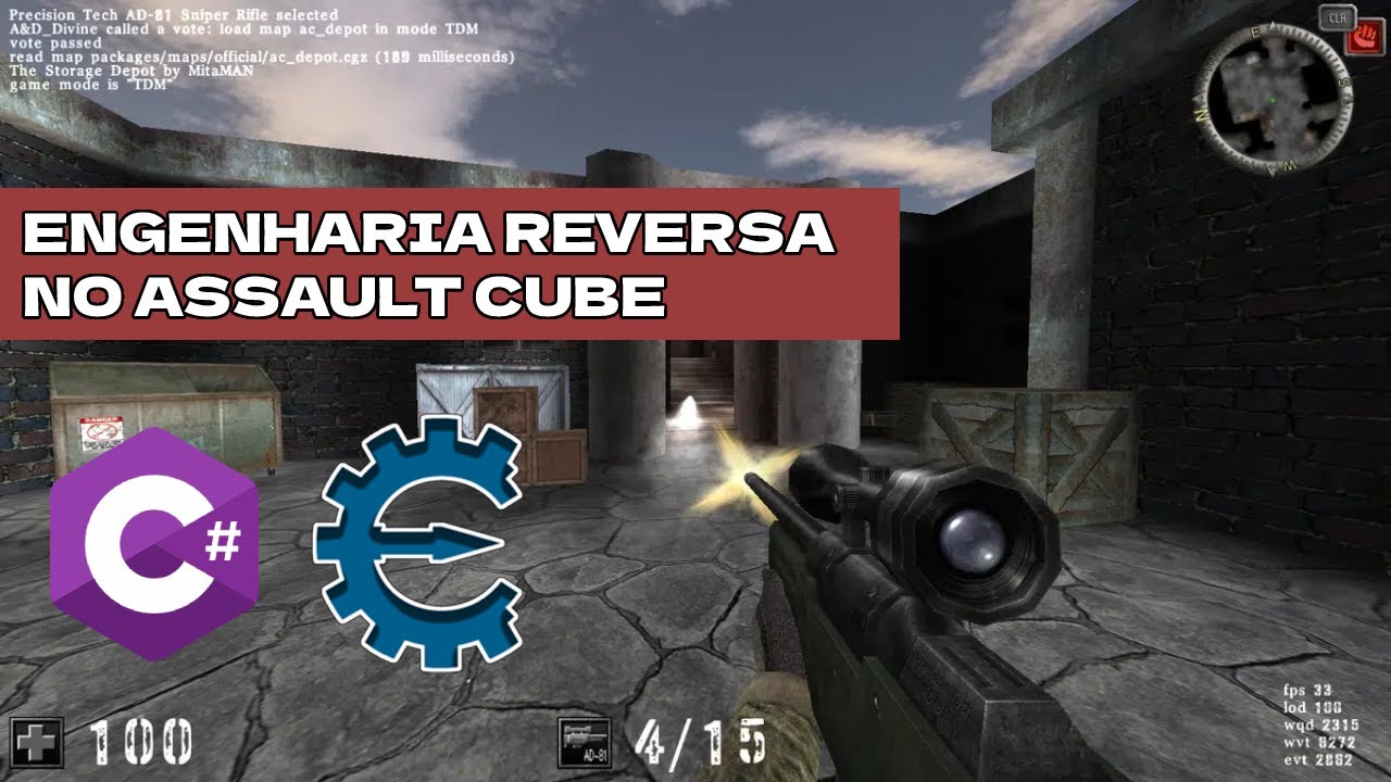 ENGENHARIA REVERSA NO ASSAULT CUBE | FAZENDO UM PEQUENO CHEAT COM C#