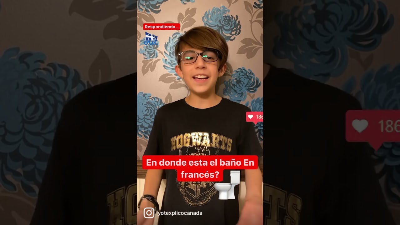 Donde esta el ba&ntilde;o? #frances #aprende #aprendefrances #learnfrench #easyfrench #quebec #learn
