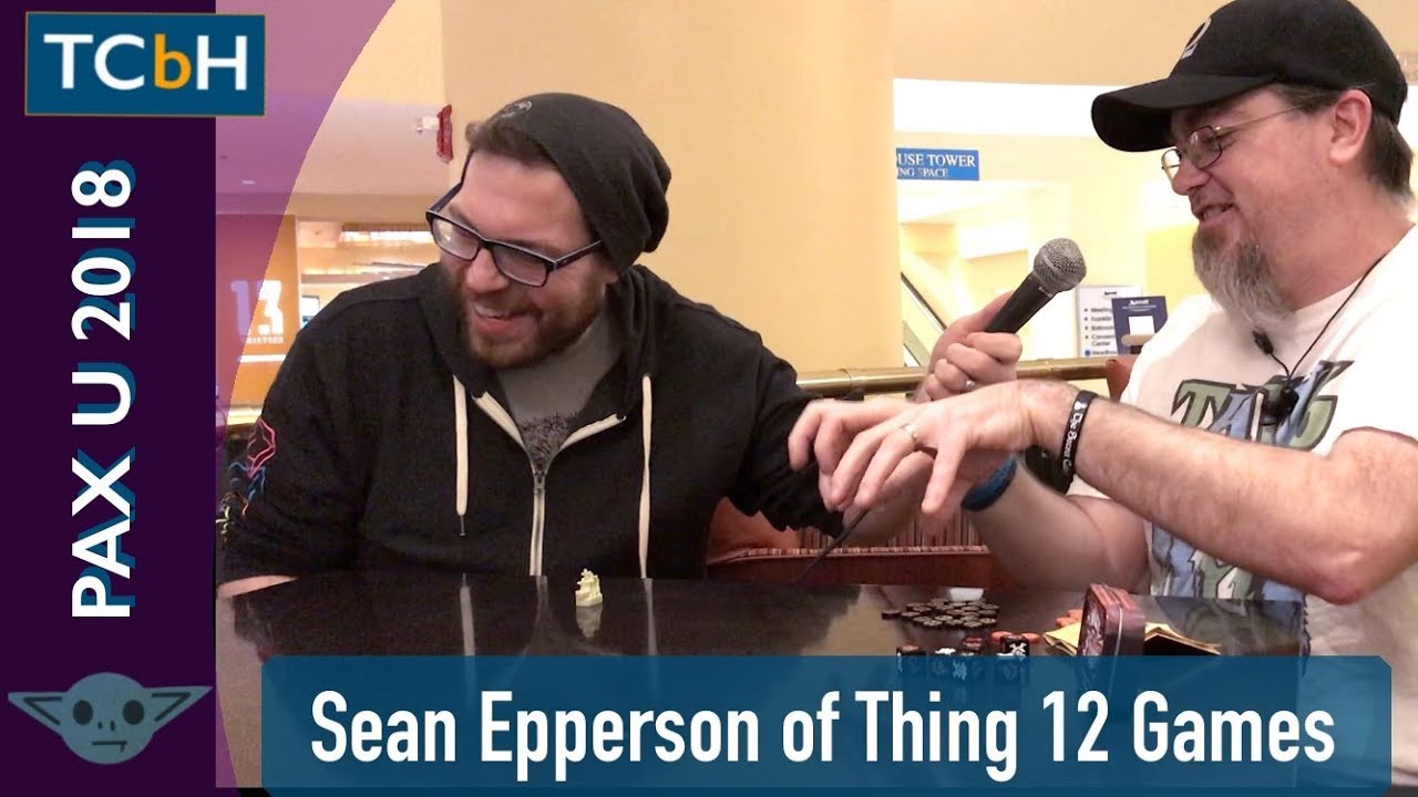 Sean Epperson of Thing 12 Games - Live @ PAX Unplugged 2018
