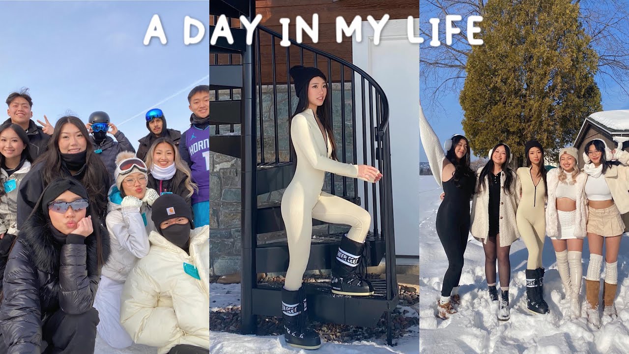 💌A DAY IN MY LIFE: Weekend getaway, snowboarding, & being with friends!