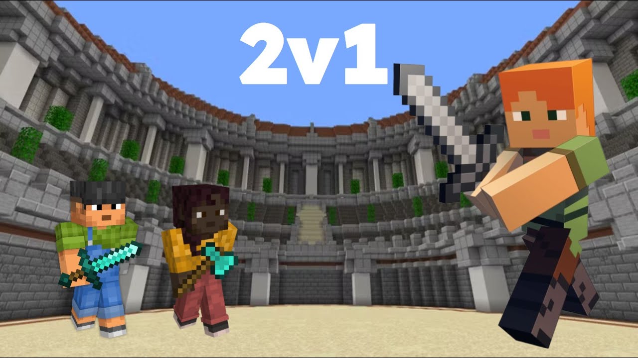 Noob player vs 2 trash players