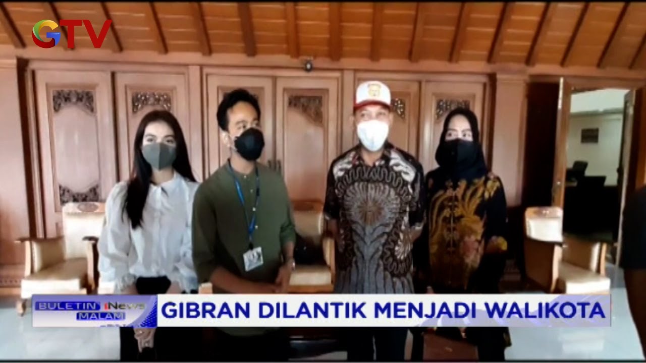 Putra Sulung Jokowi, Gibran Rakabuming Dilantik Menjadi Wali Kota Solo Secara Virtual - BIM 25/02