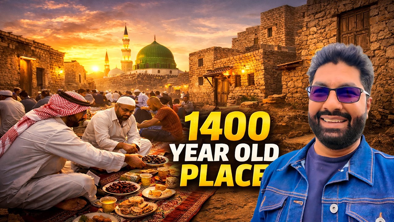 Iftar in a 1400-Year-Old Neighborhood of Madinah | The Place Where Battle of Khandaq Happened |