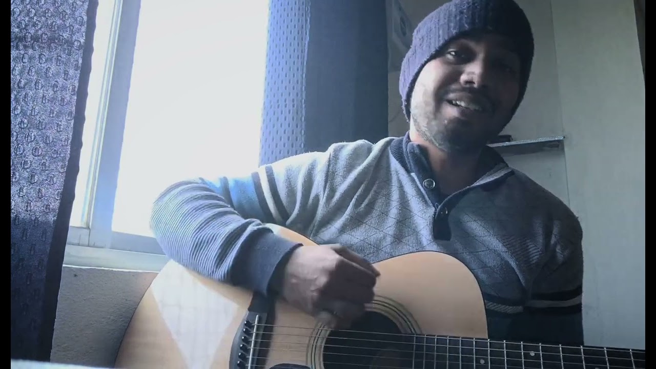 Baarishein guitar cover (raw) || By Harsh Verma || 
