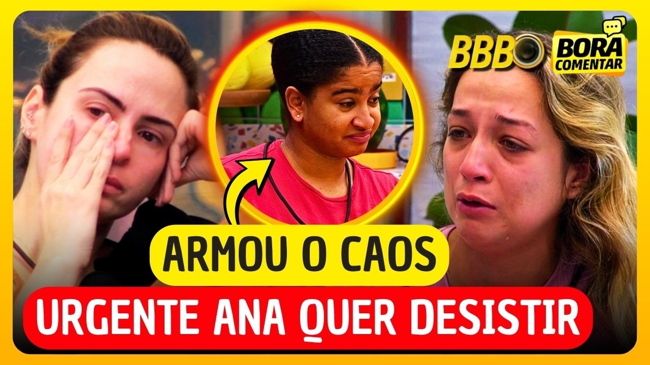 😱BBB26 URGENTE! DESISTÊNCIA da Ana Paula: ELA CHOROU e EXPL0DIU contra Babu; Samira e Juliano BRIGAM