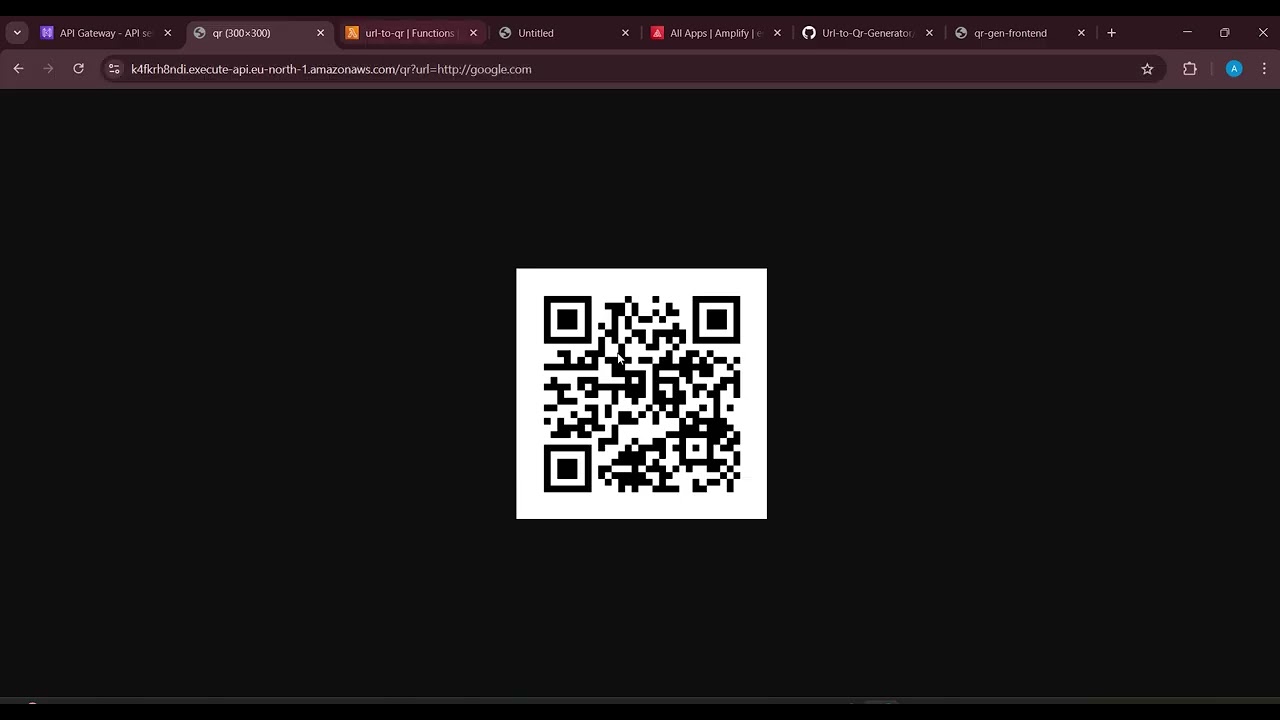 QR Code Generator | Serverless Web Application (AWS)