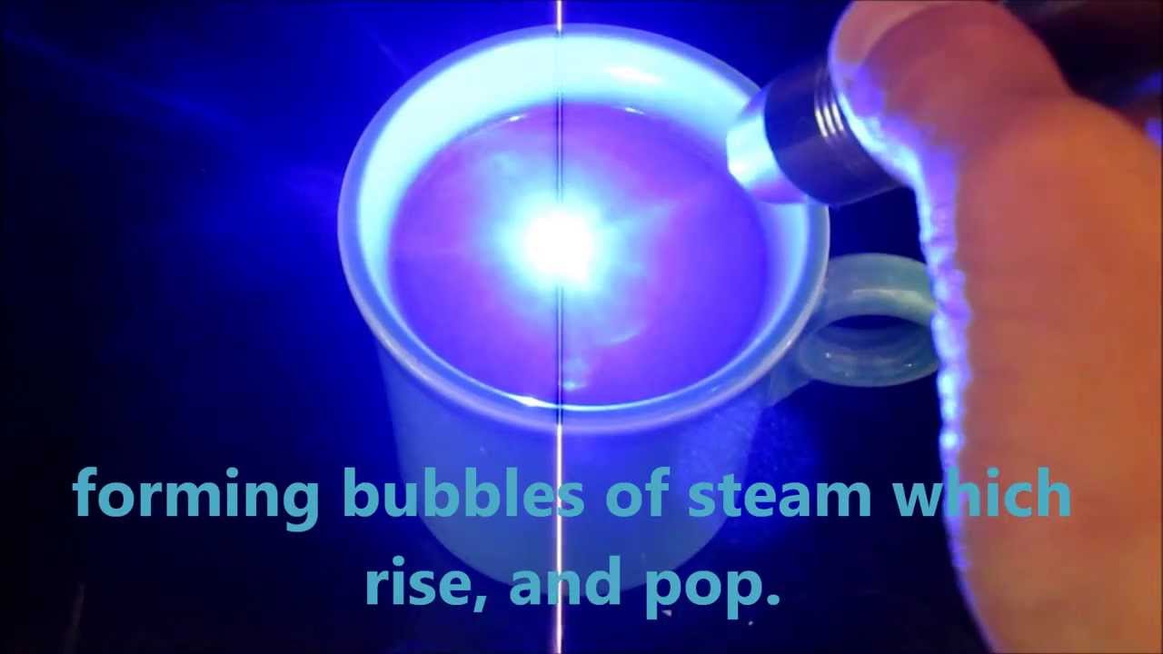 Laser Pointer Boils Coffee