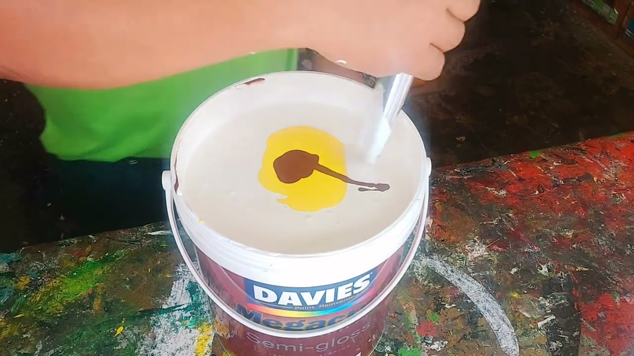 paano haluin acrylic gloss latex tulip or cream color