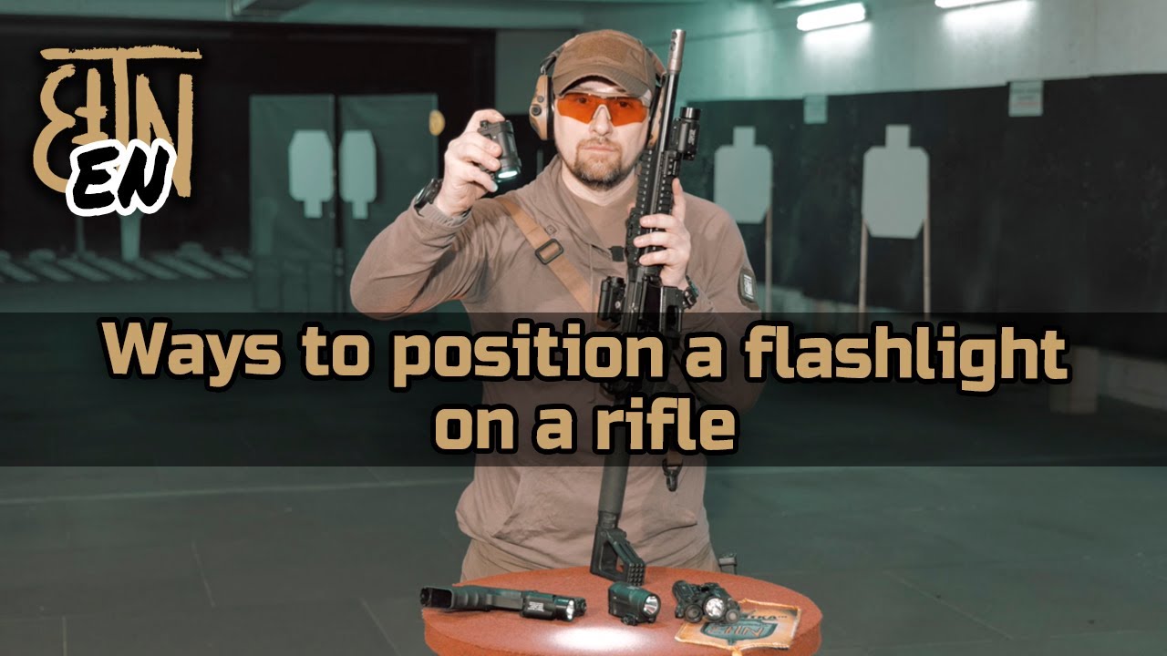 Where to mount a flashlight on a rifle?