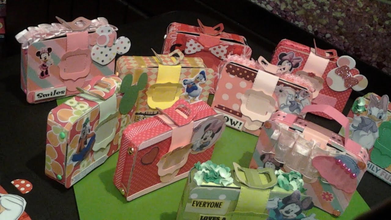 More Disney projects using Sizzix Suitcase XL Die and 3D Camper Bigz Die plus online metal die haul.