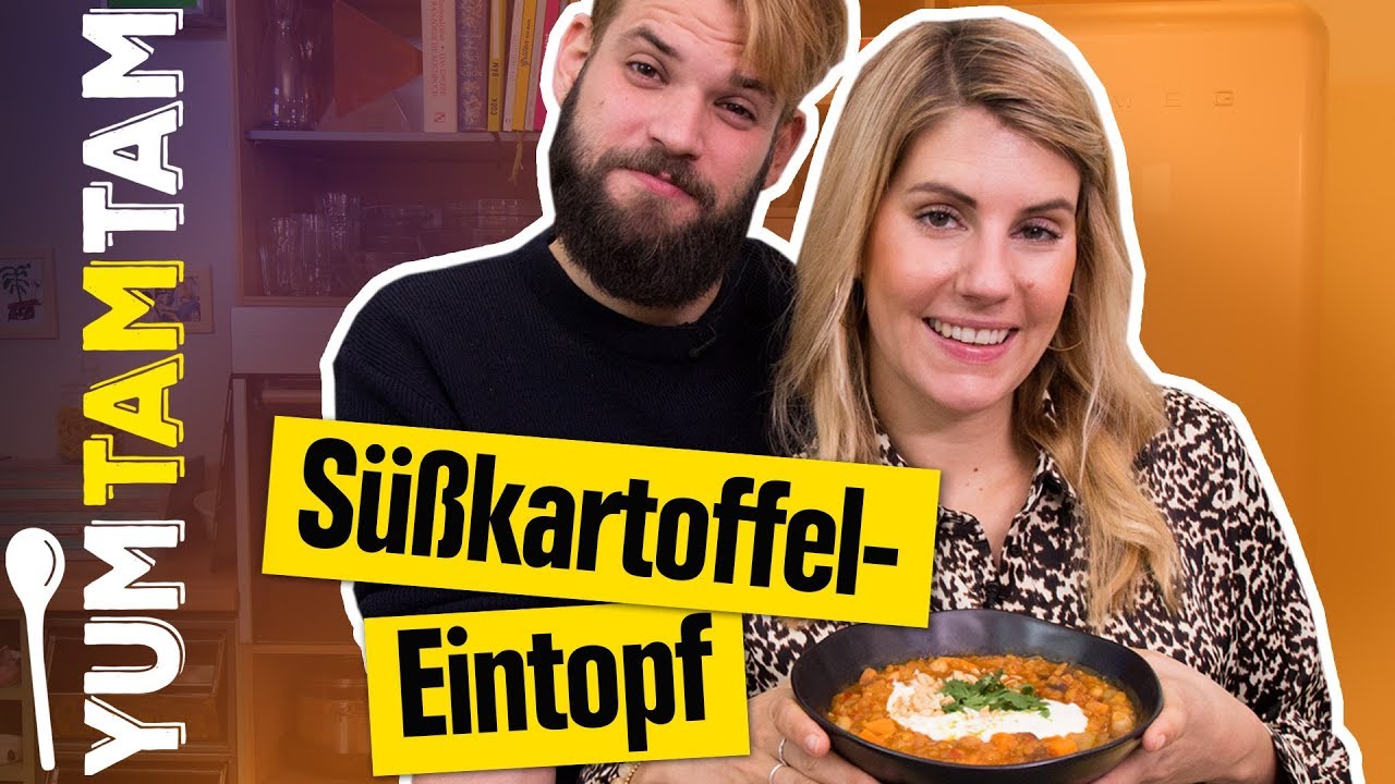 Ein EINTOPF mit ERDNUSSBUTTER? // Süßkartoffel-Erdnuss-Eintopf // #yumtamtam